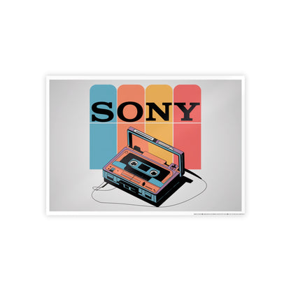 Sony Walkman Retro Poster