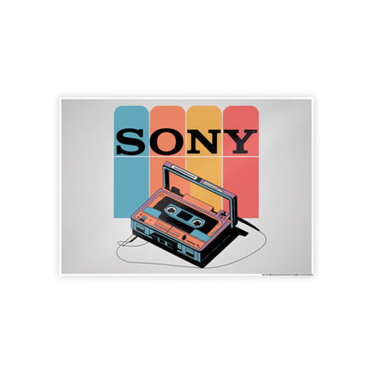 Sony Walkman Retro Poster