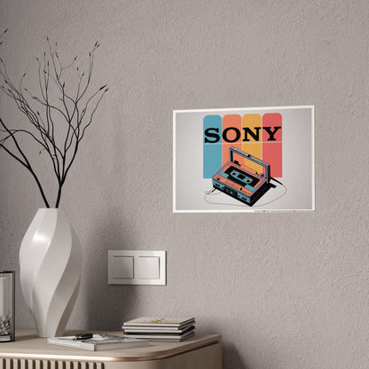 Sony Walkman Retro Poster