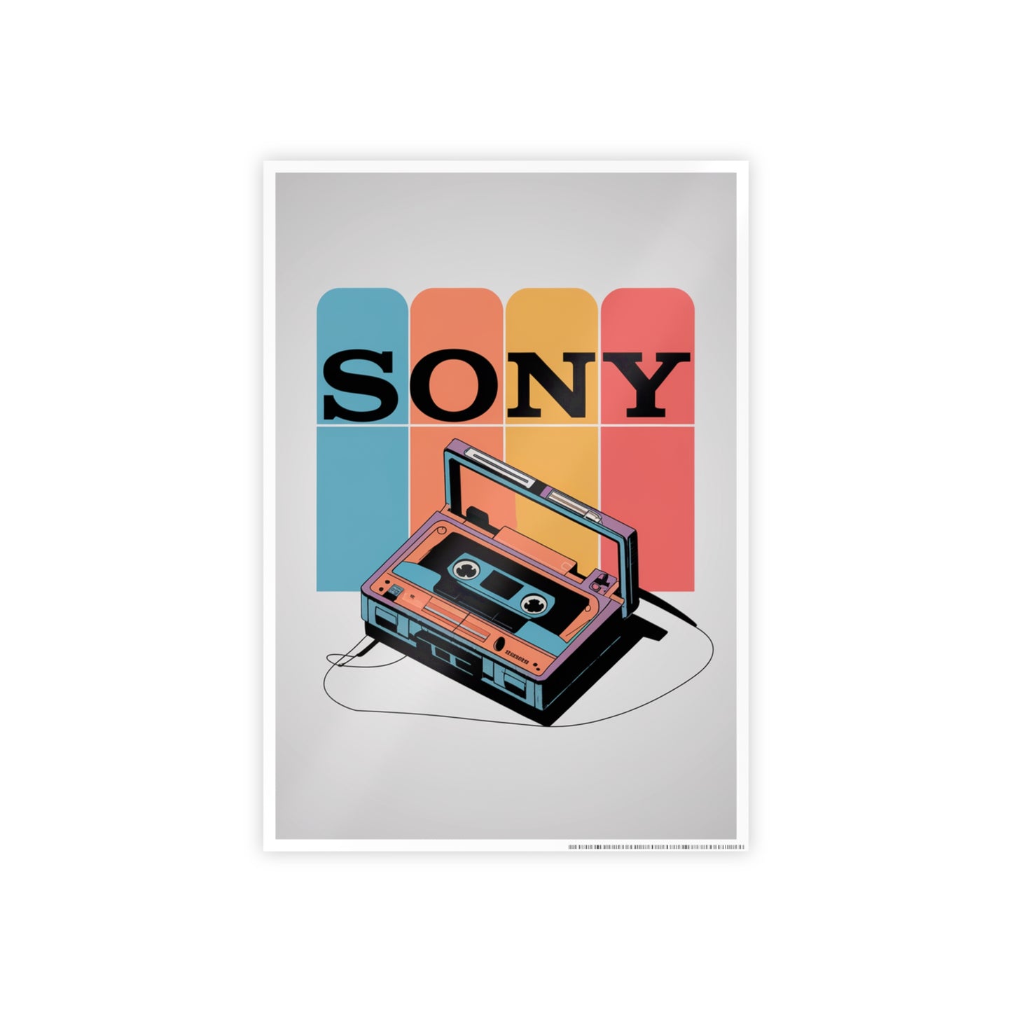 Sony Walkman Retro Poster