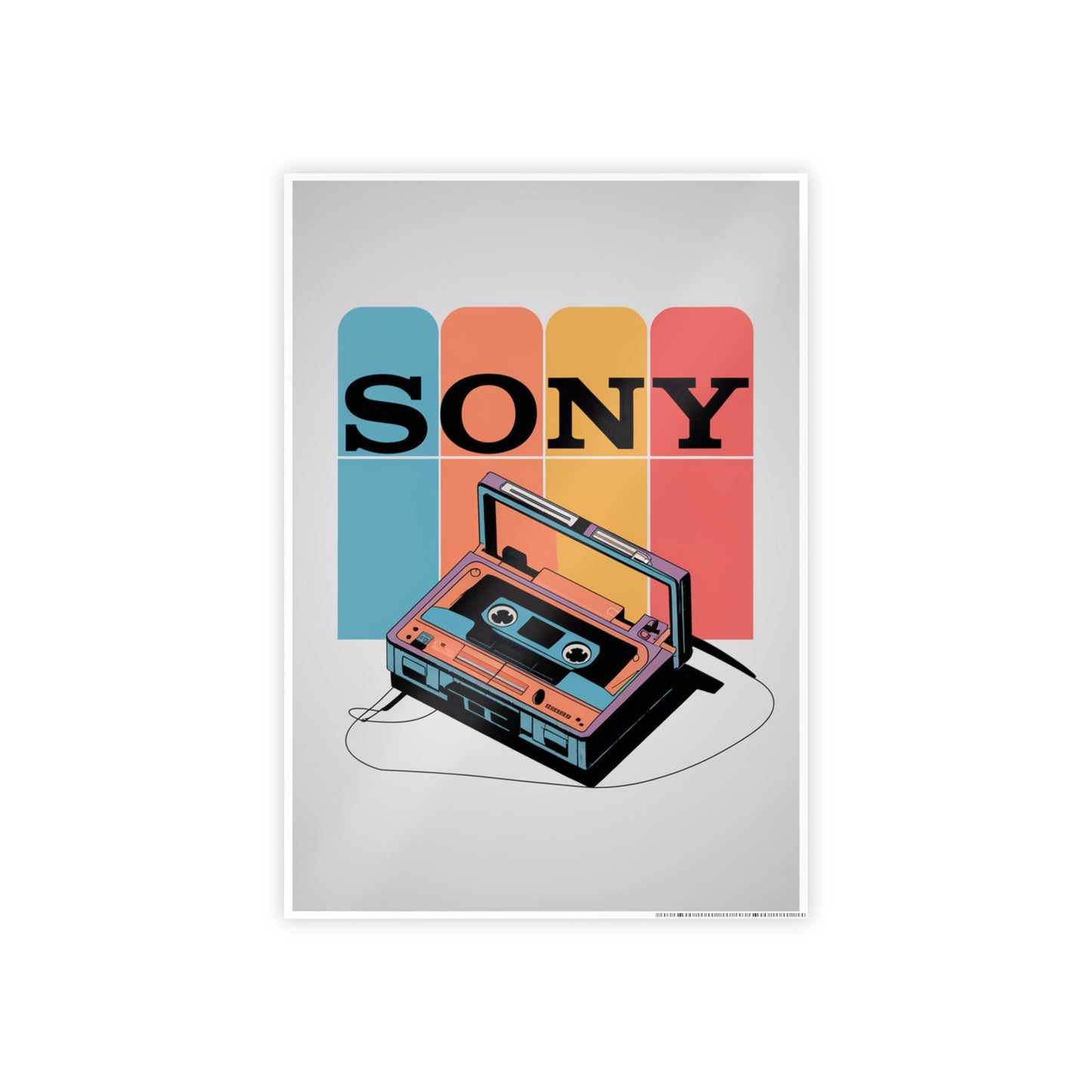 Sony Walkman Retro Poster