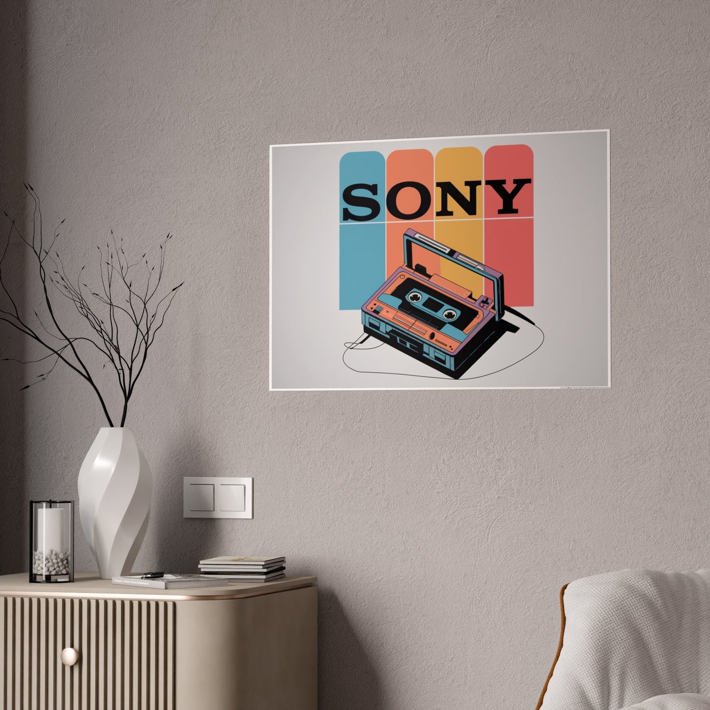 Sony Walkman Retro Poster